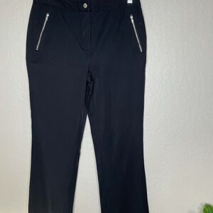 Isaac Mizrahi Black Boot Cut Pants